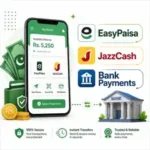 EasyPaisa JazzCash and Bank Payment